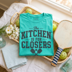 The Kitchen Is For Closers Tee — Show Up, Dink Down, Walk Away