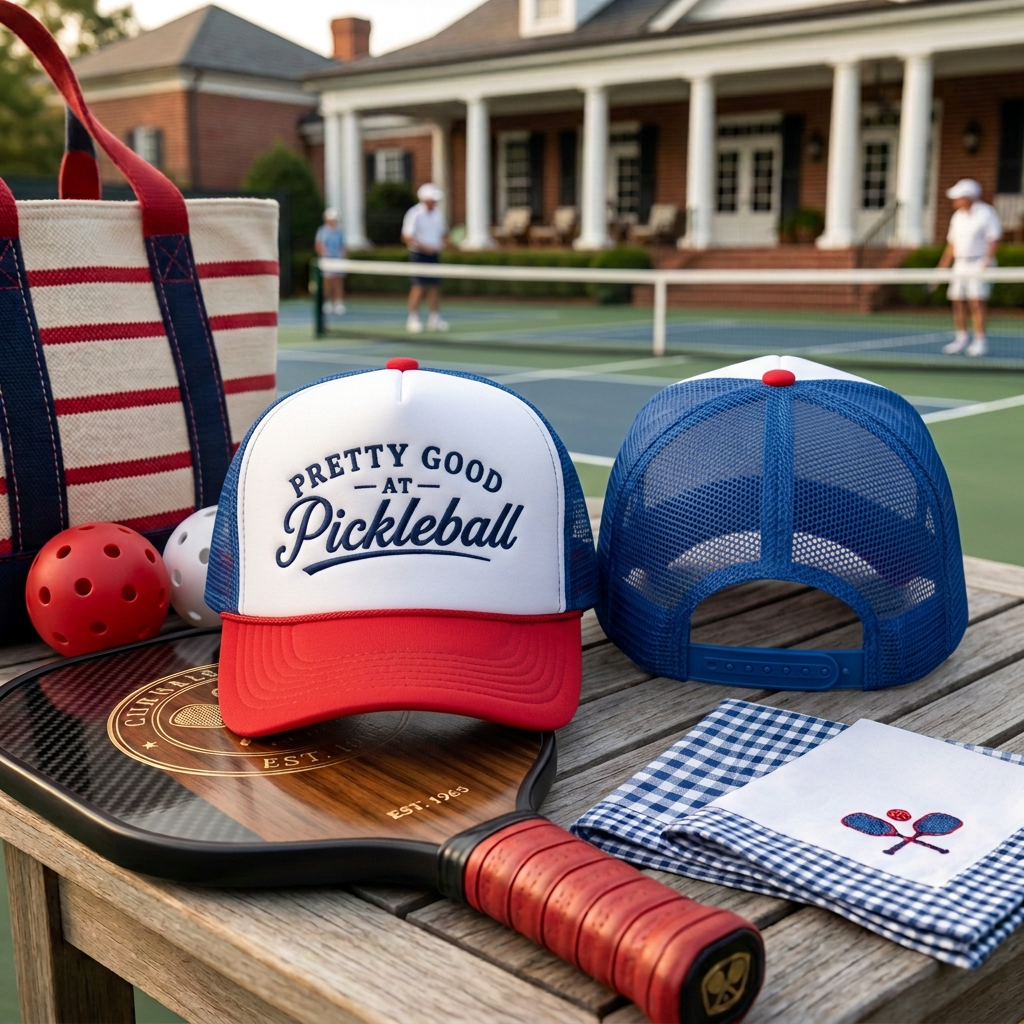 Pretty Good at Pickleball Trucker Hat — The Most Honest Hat on the Court