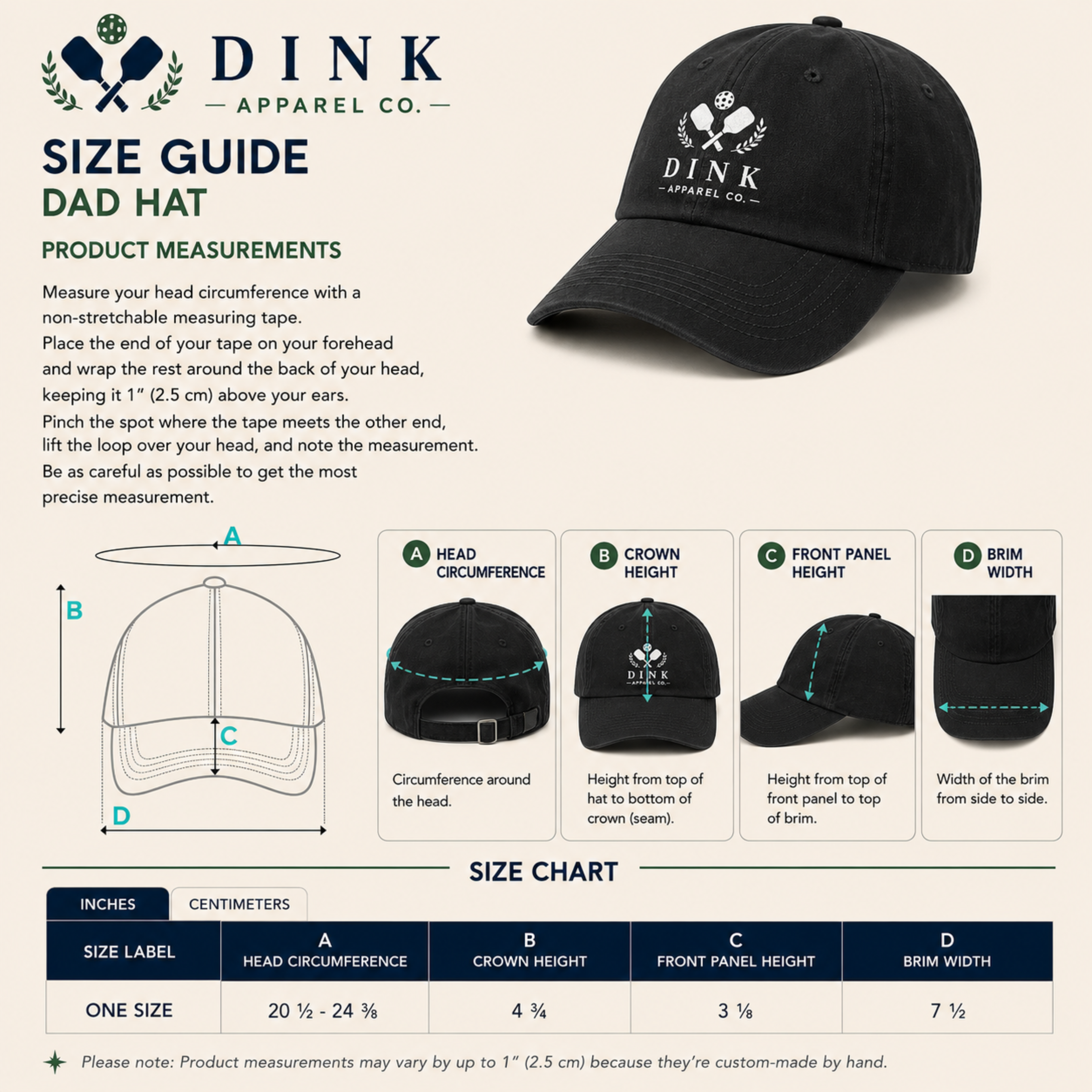 Pickleball Est. 1965 Dad Hat — The OG of the Kitchen Line
