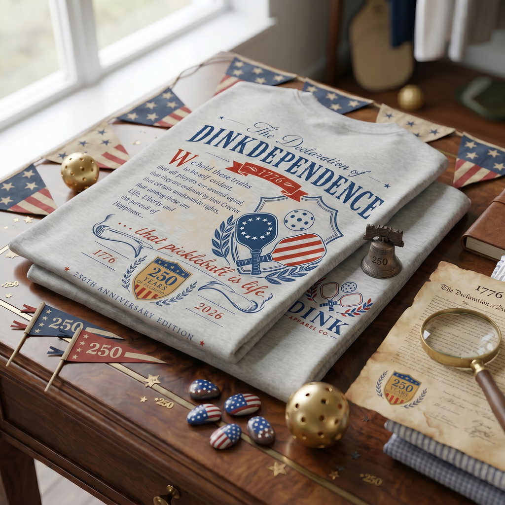 The Declaration of Dinkdependence Tee — 250th Anniversary Edition | 1776–2026