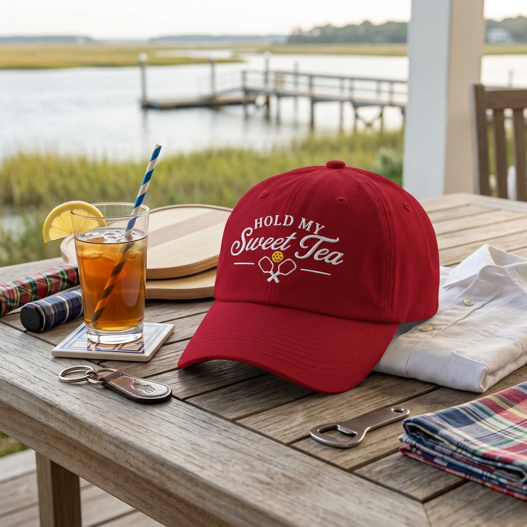Hold My Sweet Tea Dad Hat — Somebody on This Court Is About to Have a Very Humbling Afternoon