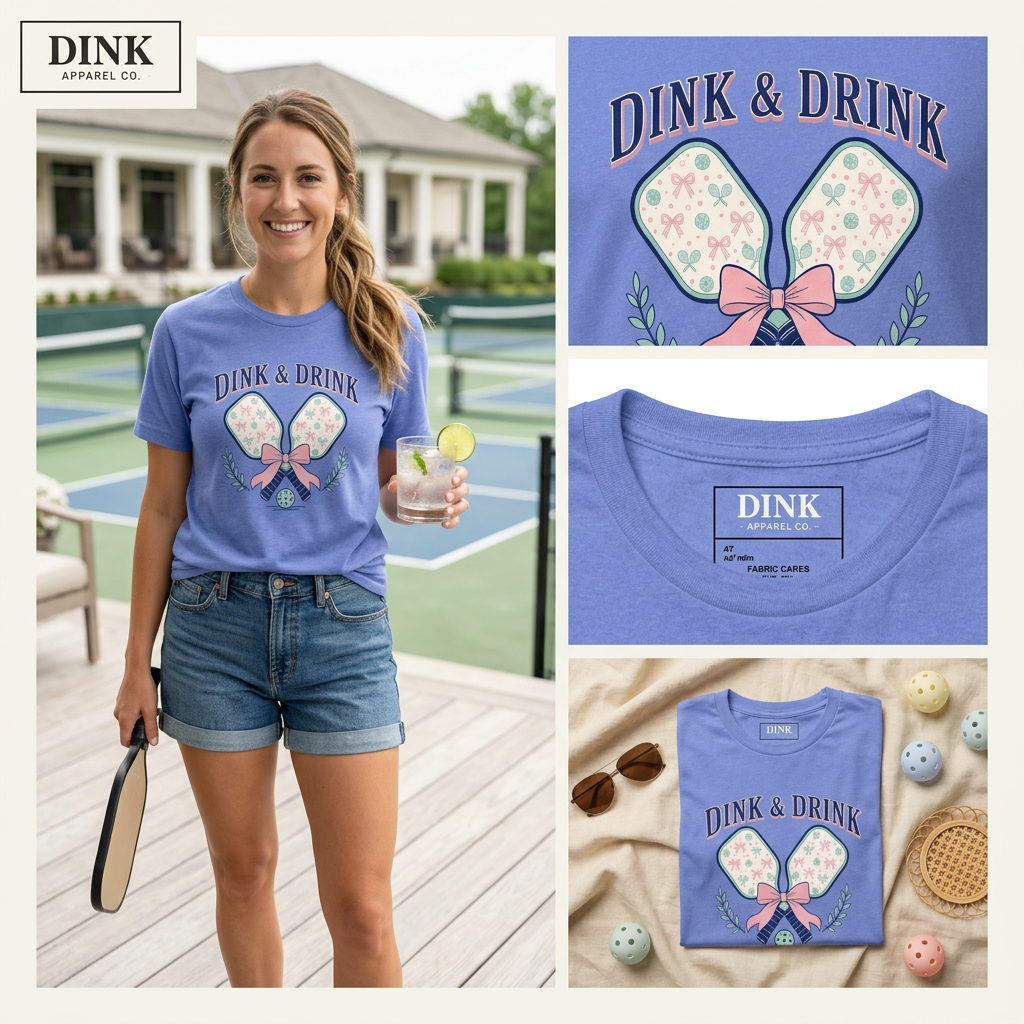 Dink & Drink Tee — Priorities Perfectly in Order