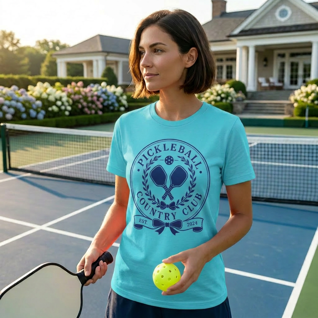 Pickleball Country Club Tee Est. 2024 — No Waitlist, No Dress Code, Just Dinks and Good Company