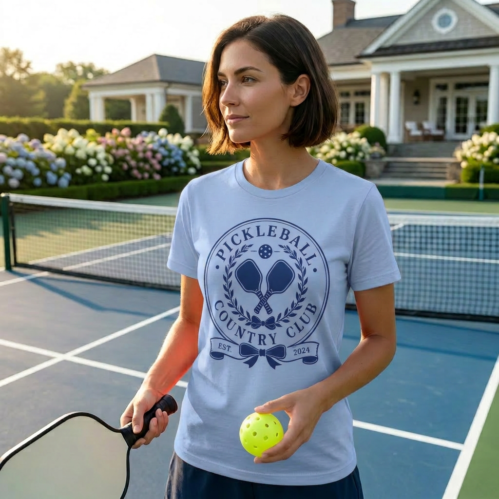 Pickleball Country Club Tee Est. 2024 — No Waitlist, No Dress Code, Just Dinks and Good Company