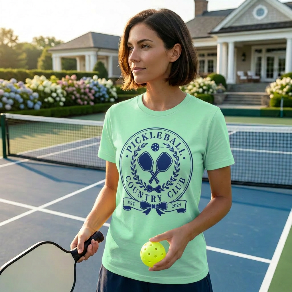 Pickleball Country Club Tee Est. 2024 — No Waitlist, No Dress Code, Just Dinks and Good Company