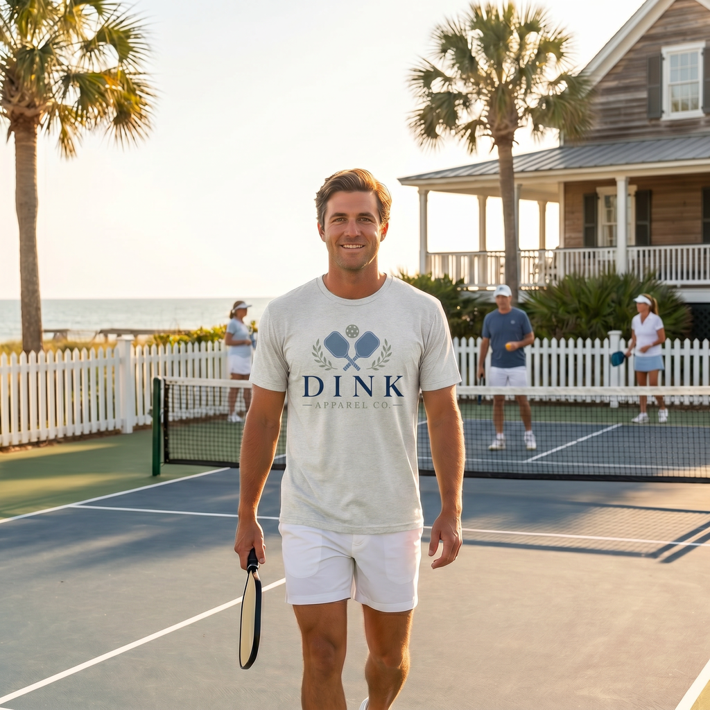 Dink Apparel Co. Signature Crest Tee — The Original. The Only.