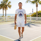 The Coastal Court Club Tee — Est. 2024, Where the Nets Meet the Sea