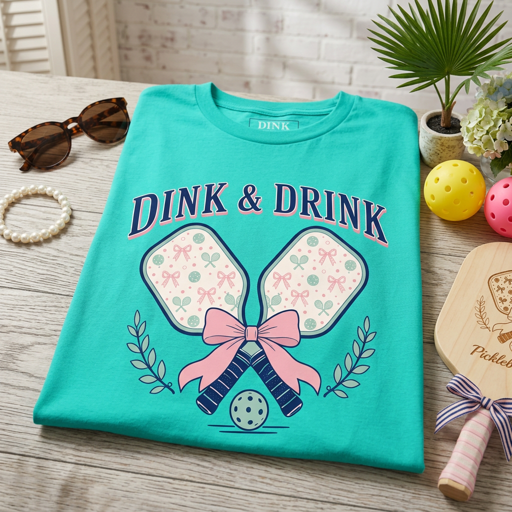 Dink & Drink Tee — Priorities Perfectly in Order