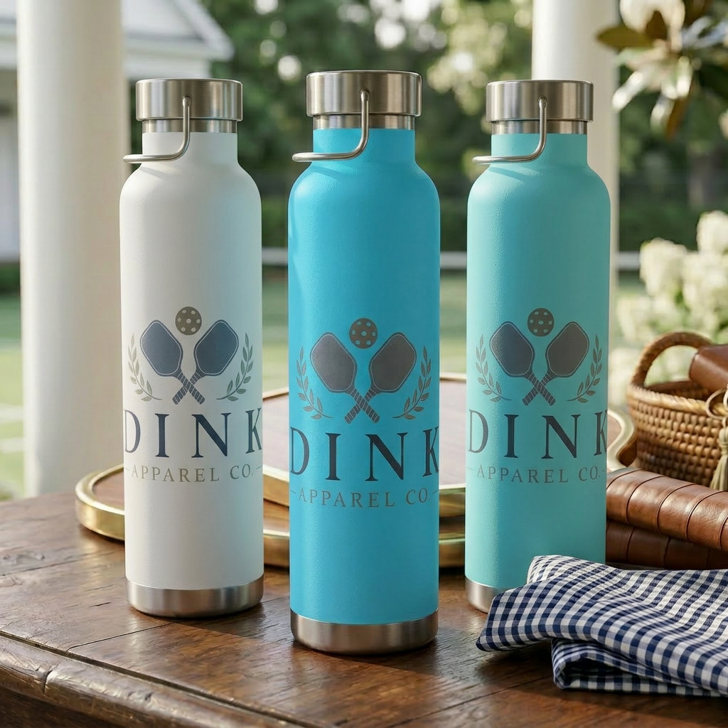 Dink Apparel Co. Signature Water Bottle — Hydration as Serious as Your Dink Game