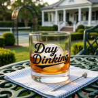 Day Dinking Lowball/Rock Glass — For the Player Who Earned This