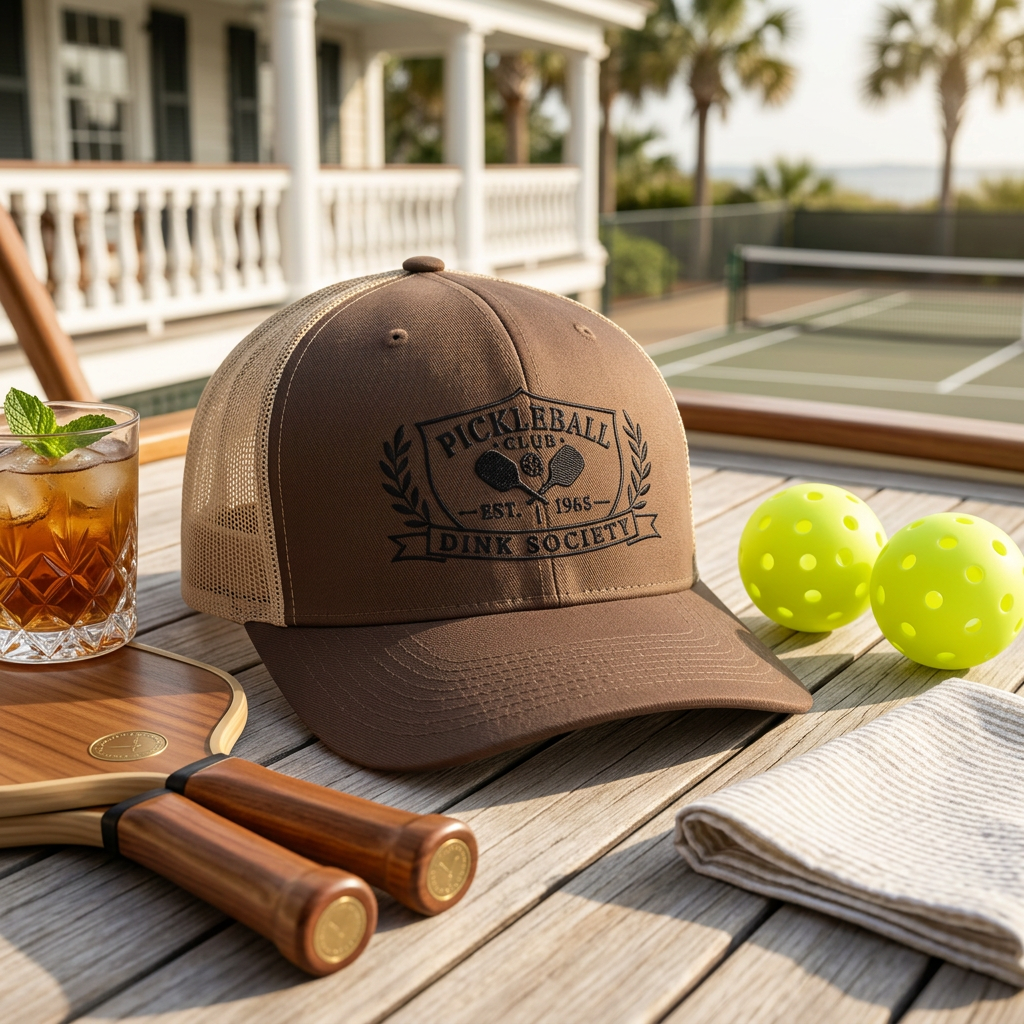 Dink Society Pickleball Club Trucker Hat — Est. 1965, Members Only