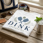 Dink Apparel Co. Signature Crest Tee — The Original. The Only.
