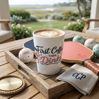 First Coffee Then Dinks Latte Mug — 12 oz | Morning Priorities, Perfectly Stated