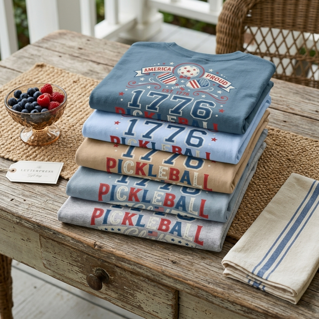 1776 Pickleball Club Tee — America Proud | Est. 1776