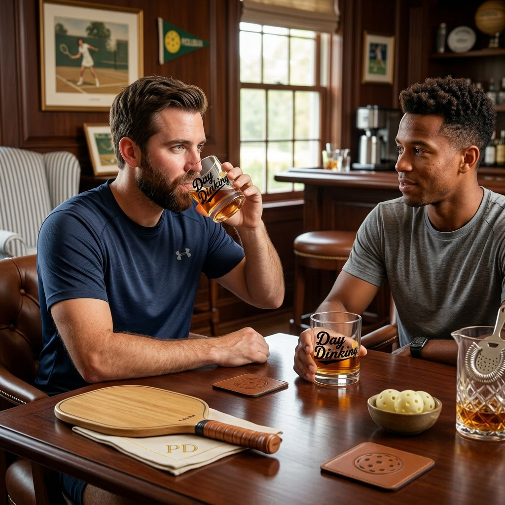 Day Dinking Lowball/Rock Glass — For the Player Who Earned This