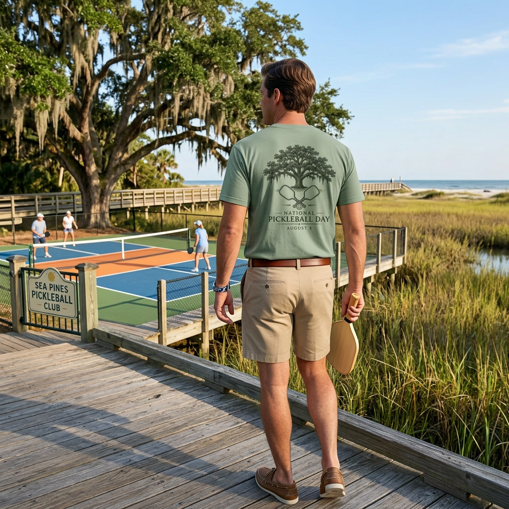National Pickleball Day Tee — August 8 | Rooted in the Game