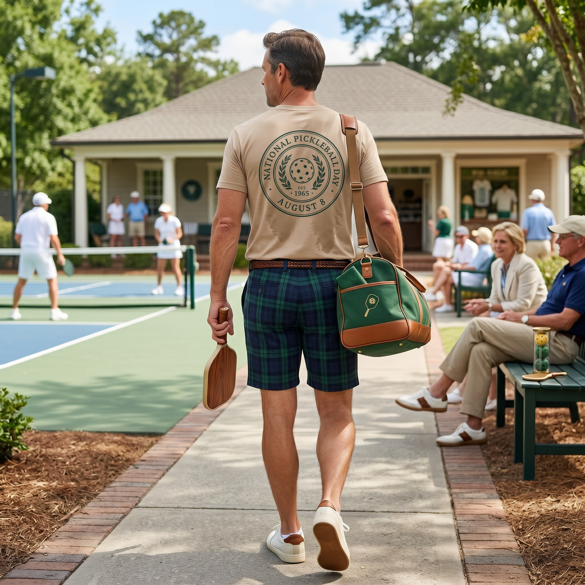 National Pickleball Day Tee — August 8 | Est. 1965, Understated and Undefeated