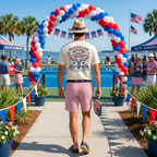 Celebrate & Dink in the South Tee — July 4th | Pickleball, Prep & Patriotism