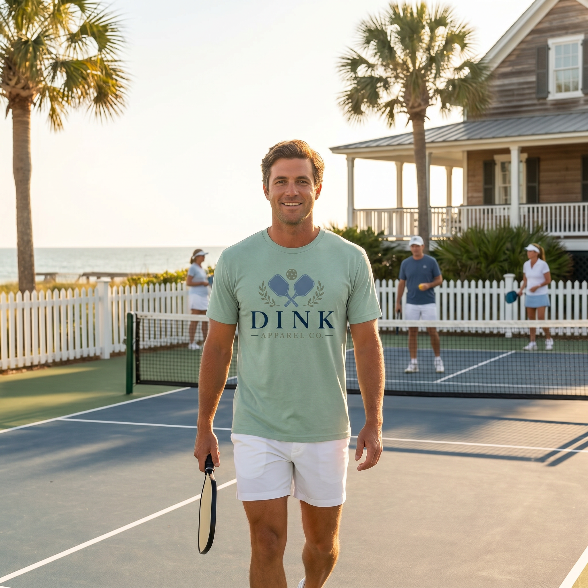 Dink Apparel Co. Signature Crest Tee — The Original. The Only.
