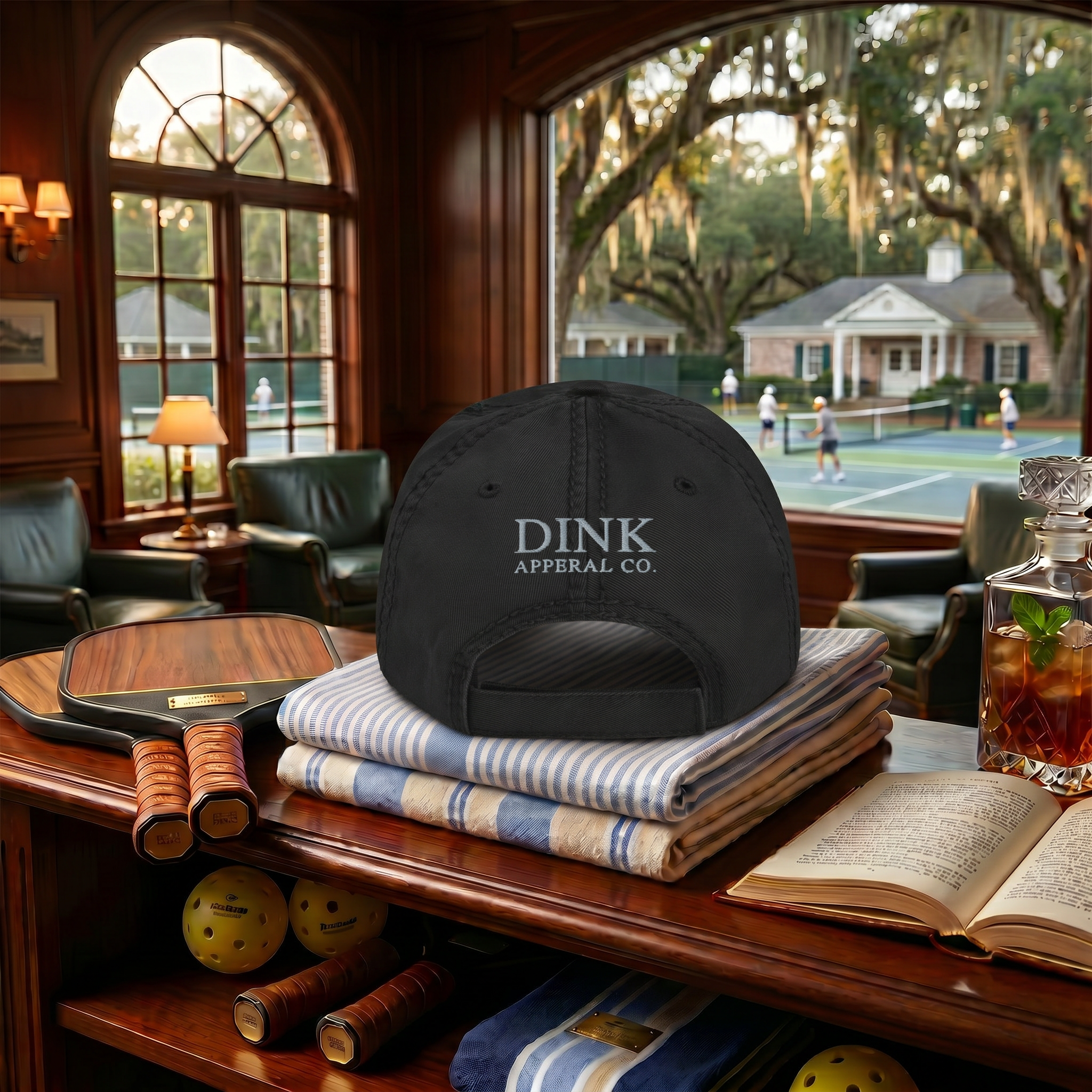 In a Pickle Distressed Dad Hat — When You're Stuck Between a Dink and a Hard Place