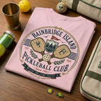 Bainbridge Island Pickleball Club Tee — Where the Game Began
