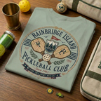 Bainbridge Island Pickleball Club Tee — Where the Game Began