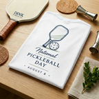 National Pickleball Day Tee — August 8 | Clean Lines, Big Holiday Energy