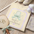Dainty & Dangerous Tee — Pretty Paddle, Deadly Dink