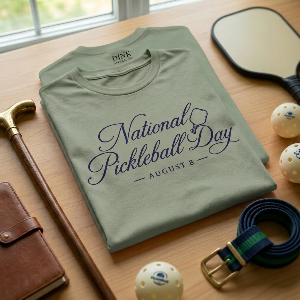National Pickleball Day Tee — August 8 | Script Edition