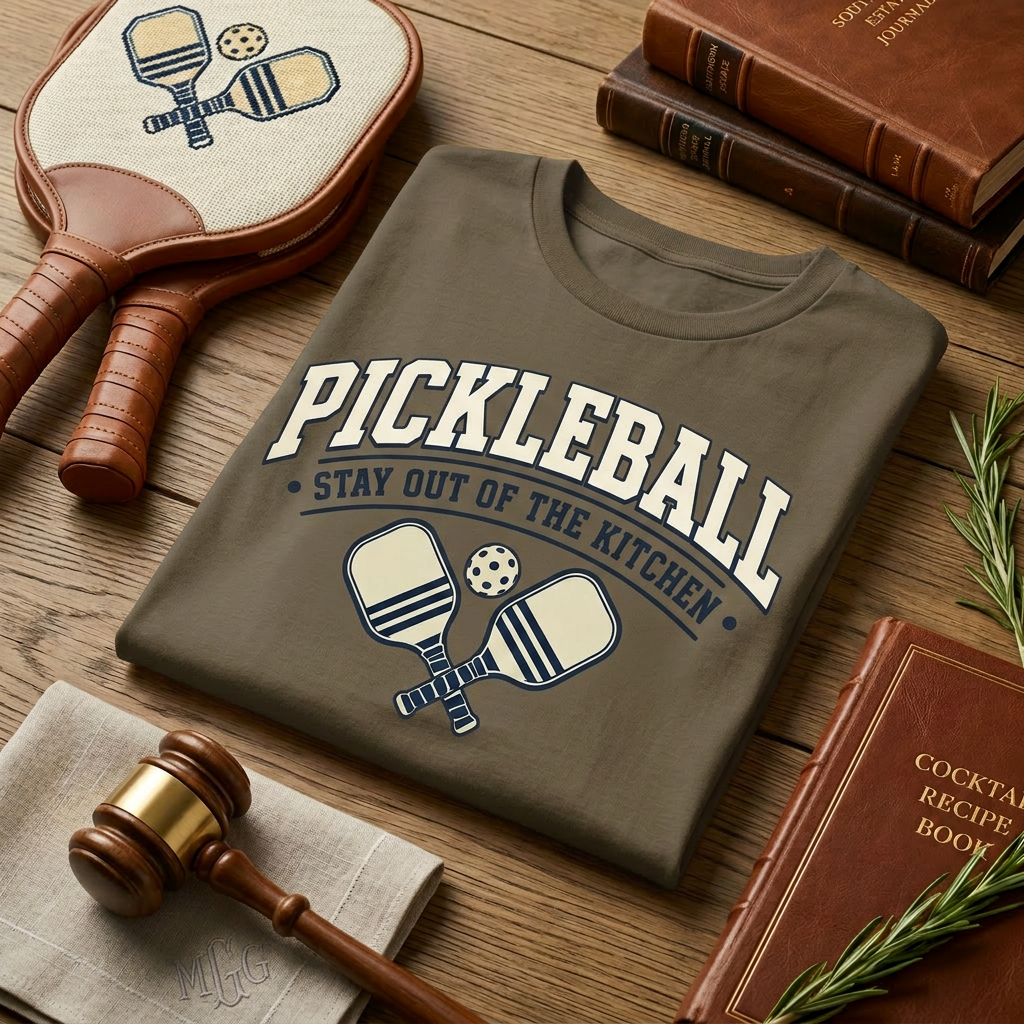 Pickleball Stay Out of the Kitchen Tee — The First Rule. The Only Rule.
