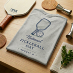 National Pickleball Day Tee — August 8 | Clean Lines, Big Holiday Energy