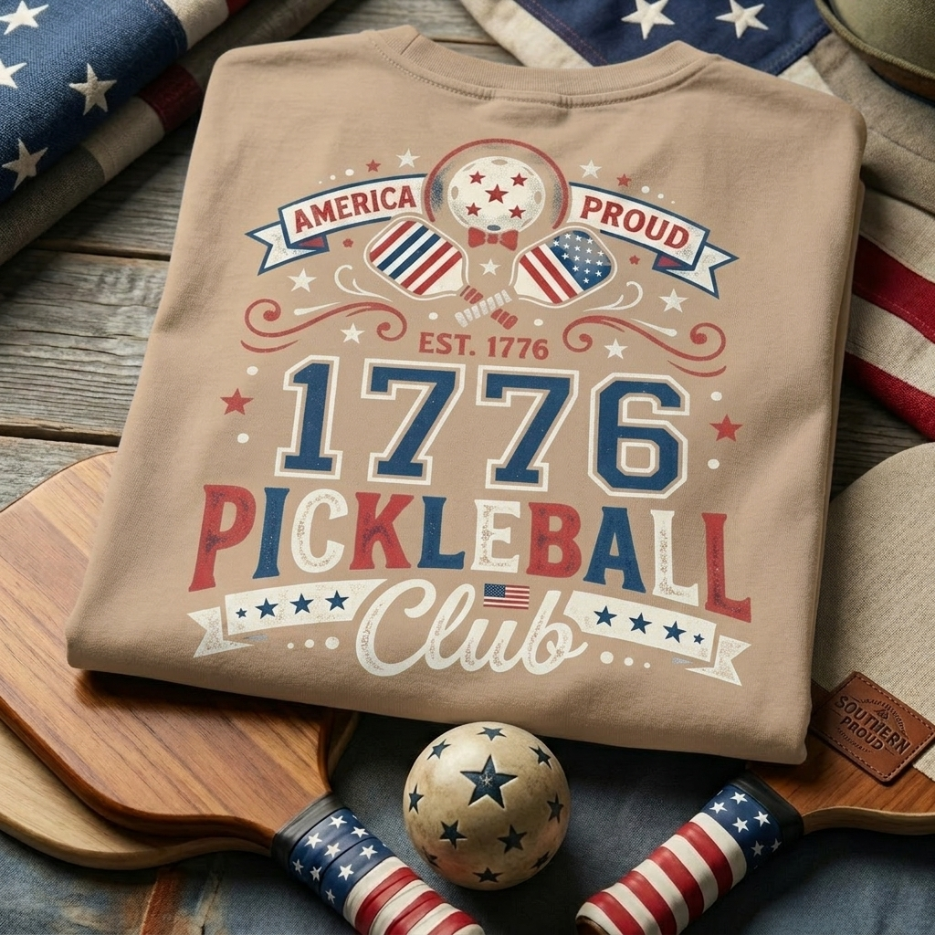 1776 Pickleball Club Tee — America Proud | Est. 1776