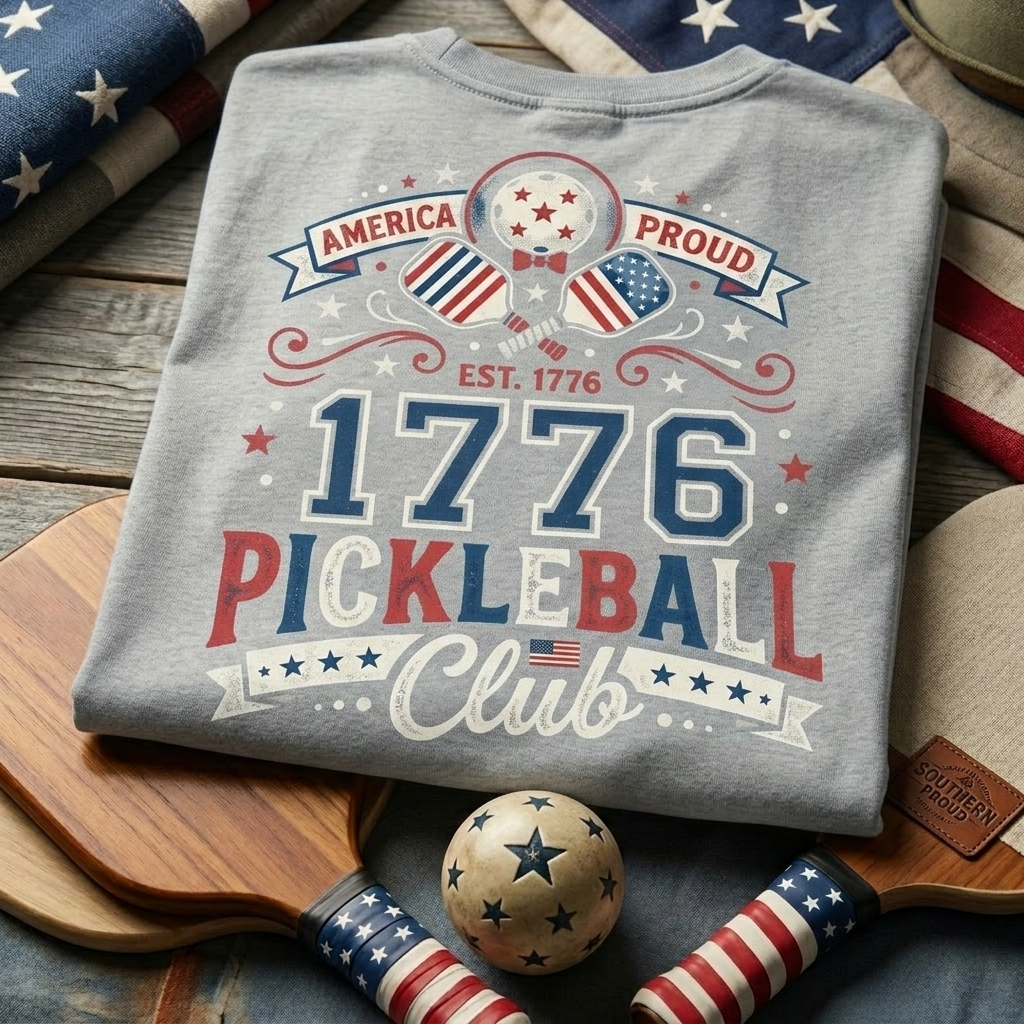 1776 Pickleball Club Tee — America Proud | Est. 1776