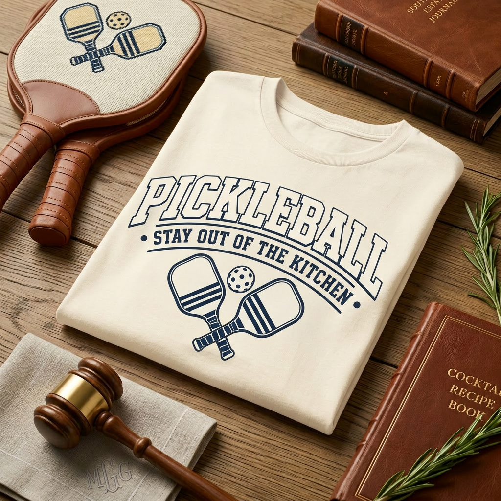 Pickleball Stay Out of the Kitchen Tee — The First Rule. The Only Rule.