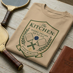 The Kitchen: Where Dreams Go to Die Tee — A Crest for the Fallen, the Frustrated, and the Faithful