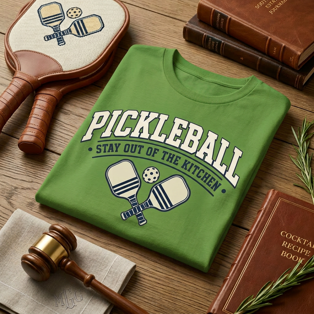 Pickleball Stay Out of the Kitchen Tee — The First Rule. The Only Rule.