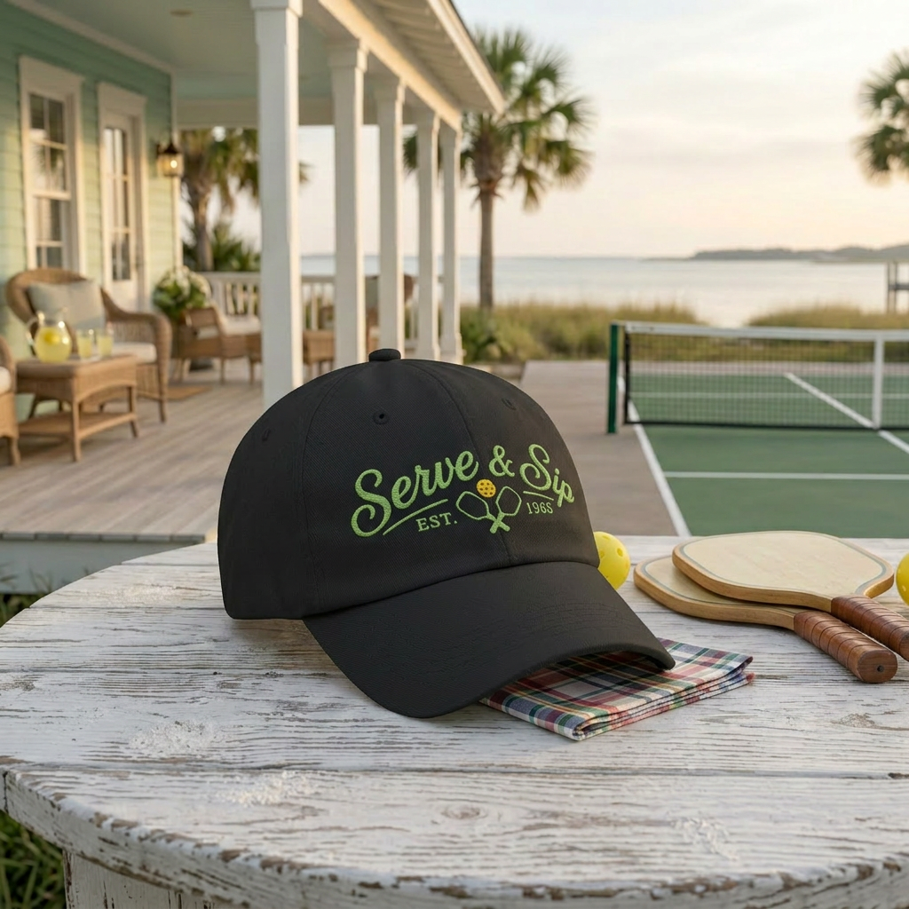 Serve & Sip Est. 1965 Dad Hat — The Two-Step Game Plan That Never Fails