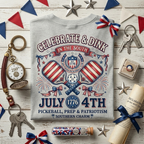Celebrate & Dink in the South Tee — July 4th | Pickleball, Prep & Patriotism