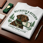 Retrieve & Return Tee — Court Side Club, Est. 1965
