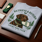 Retrieve & Return Tee — Court Side Club, Est. 1965