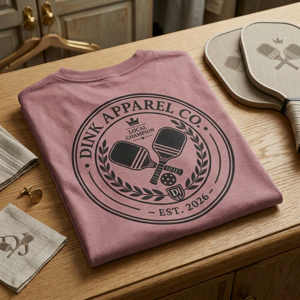 Dink Apparel Co. Local Champion Tee — Established 2026, Unbothered Ever Since