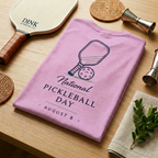 National Pickleball Day Tee — August 8 | Clean Lines, Big Holiday Energy