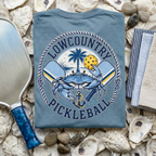 Lowcountry Pickleball Tee — Dink Hard, Eat Crabs, Repeat