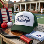 Pretty Good at Pickleball Trucker Hat — The Most Honest Hat on the Court