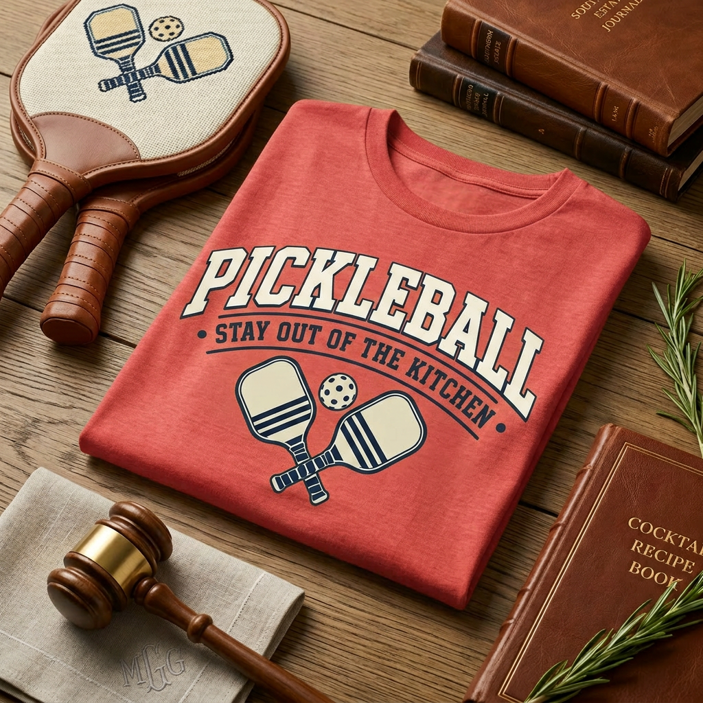 Pickleball Stay Out of the Kitchen Tee — The First Rule. The Only Rule.