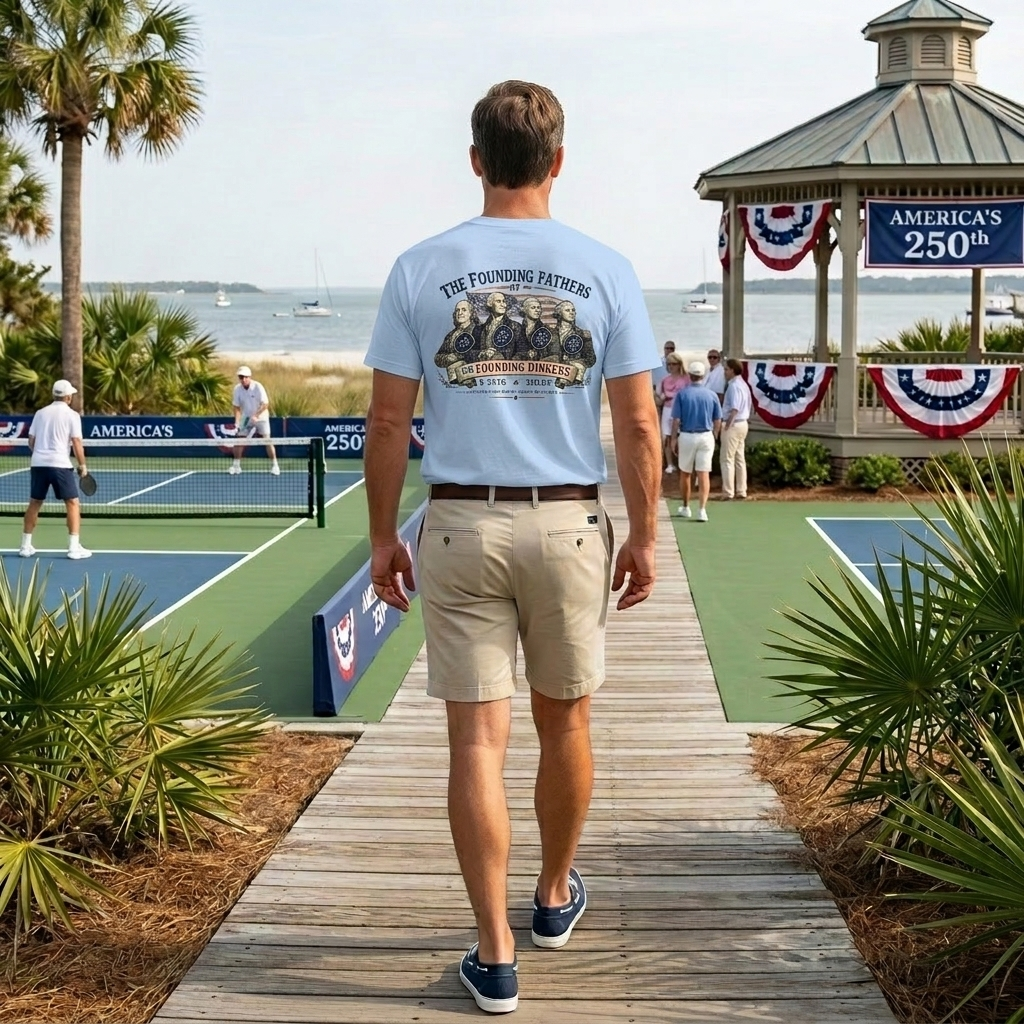 The Founding Dinkers Tee — 1776–2026 | Serving Freedom, Dinking for Glory