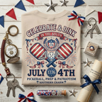Celebrate & Dink in the South Tee — July 4th | Pickleball, Prep & Patriotism
