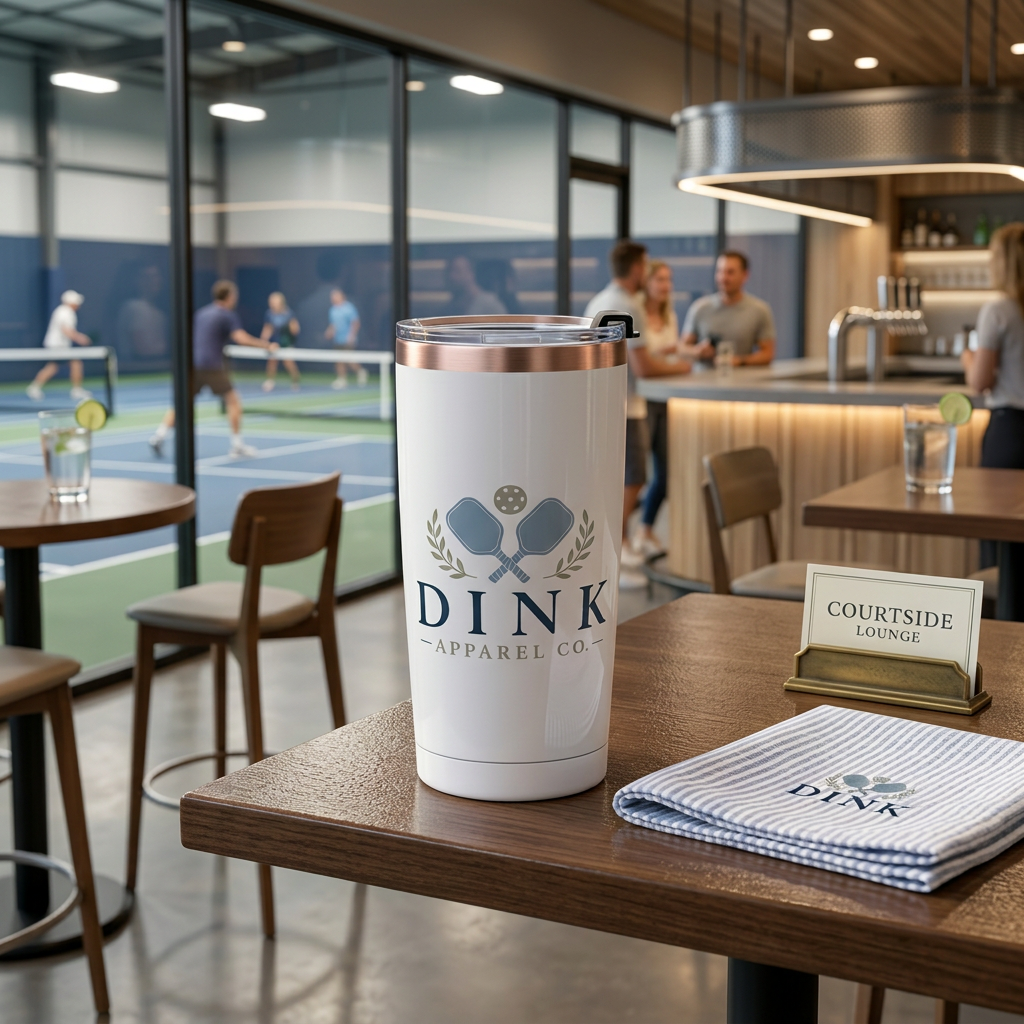 Dink Apparel Co. Signature 20oz Stainless Steel Tumbler — For the Player Who Takes Their Hydration as Seriously as Their Dink