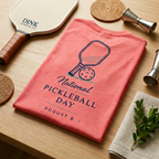 National Pickleball Day Tee — August 8 | Clean Lines, Big Holiday Energy