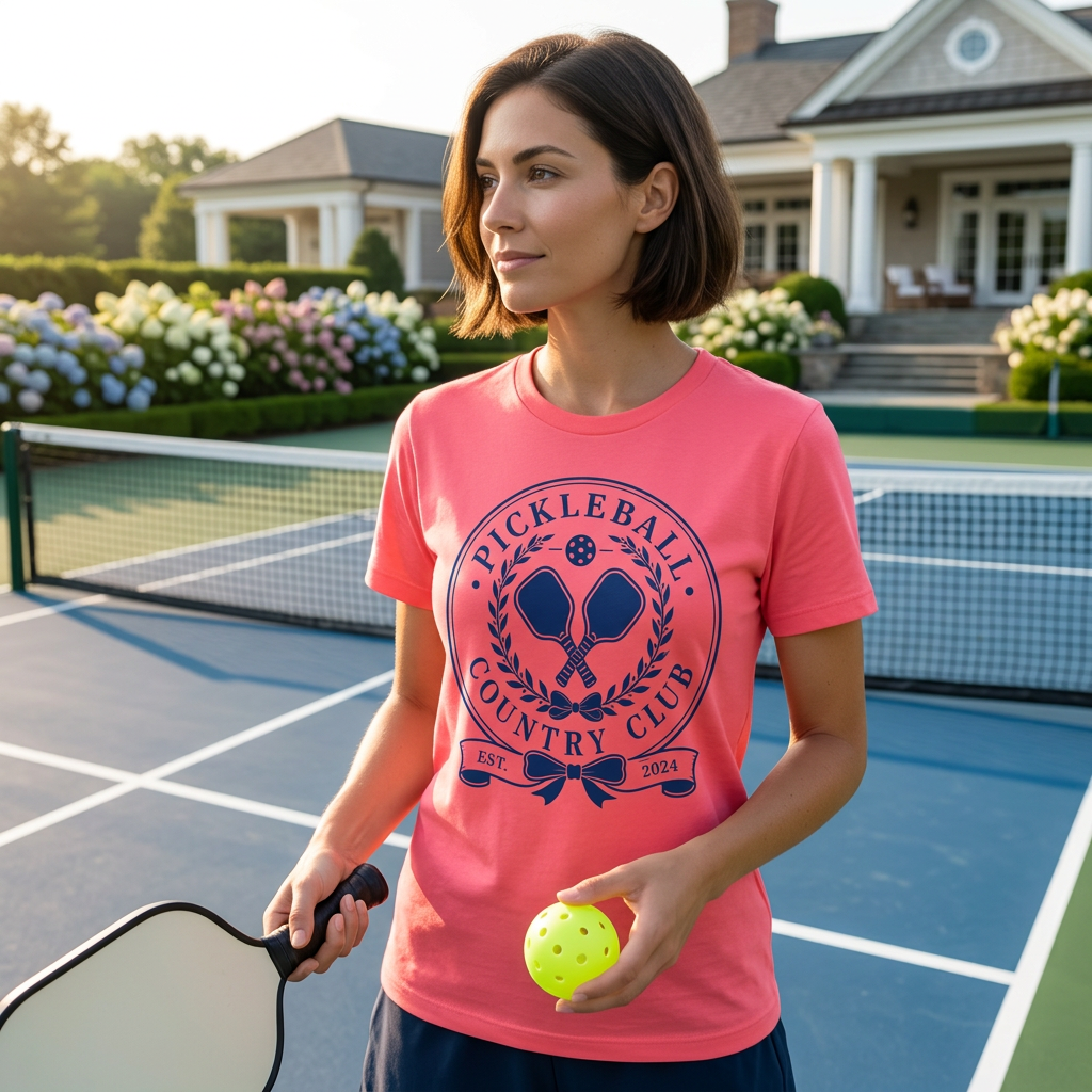 Pickleball Country Club Tee Est. 2024 — No Waitlist, No Dress Code, Just Dinks and Good Company